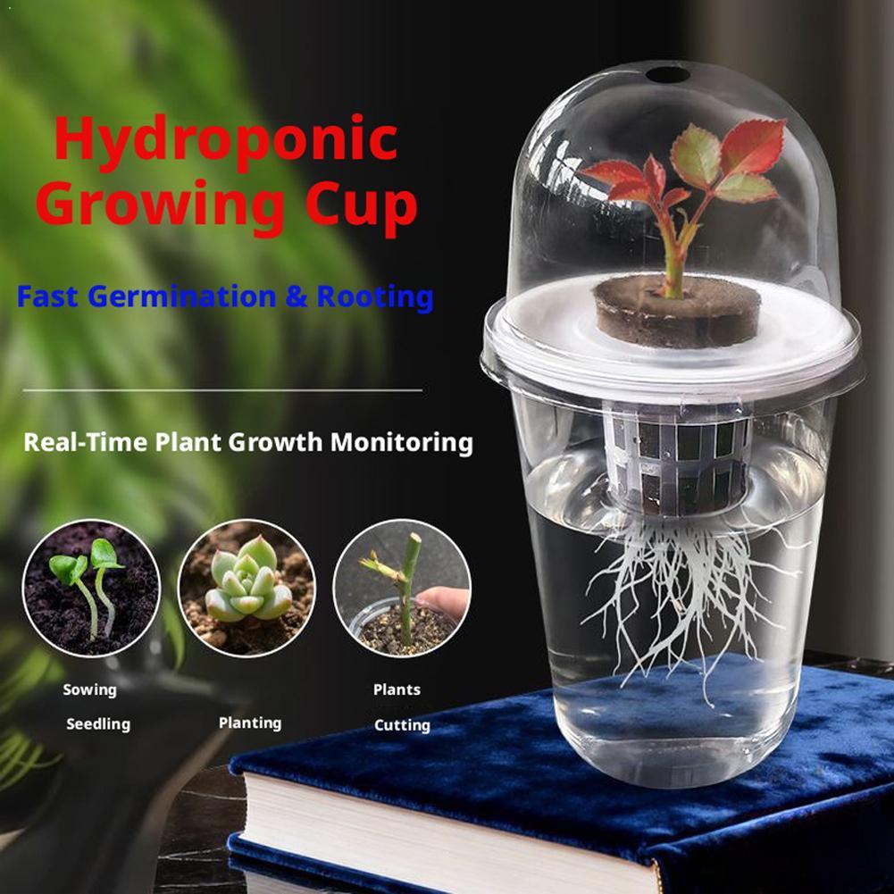 Hydroponic Tower - Прозрачный пластиковый горшок для гидропонного выращивания