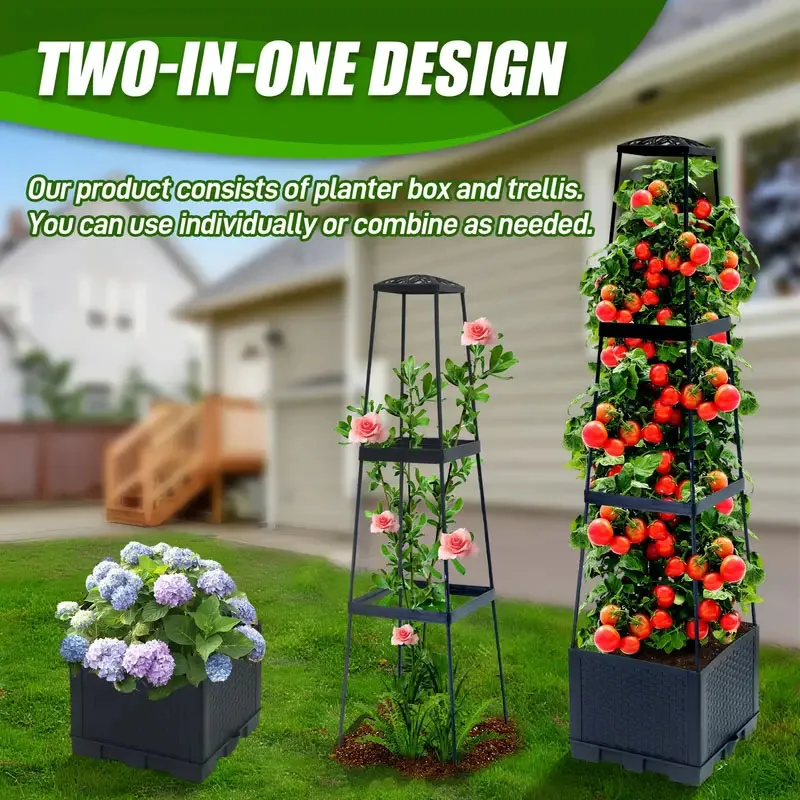 Hydroponic Tower - «Томатная башня» с контейнером для растений,