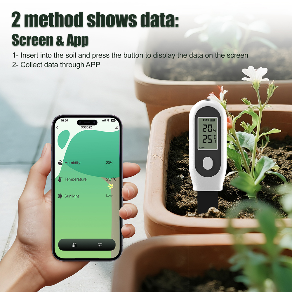 Smart Pot - Многофункциональный измеритель почвы 3-в-1 Zigbee: умный
