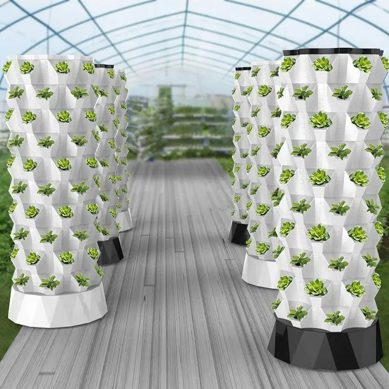 Hydroponic Tower - Вертикальная гидропонная башня для выращивания, аэропонный