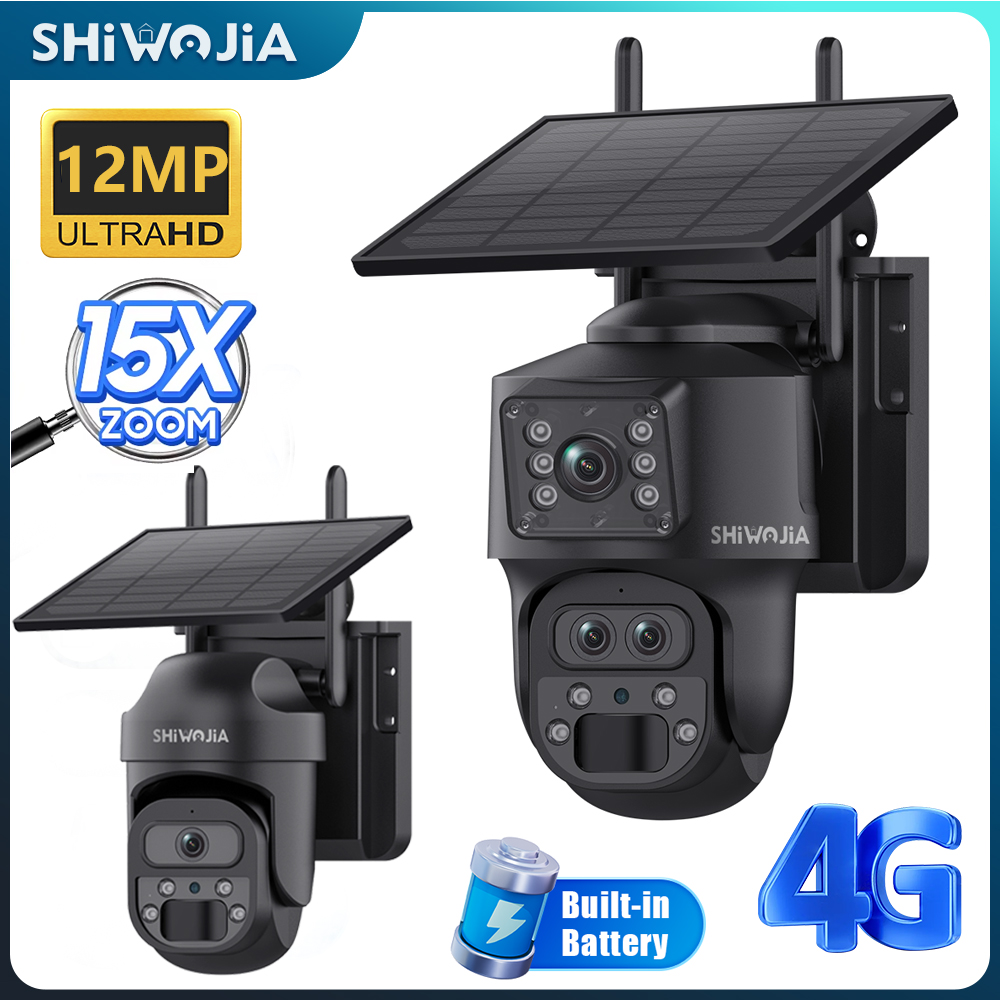 Garden Camera - Солнечная камера SHIWOJIA с 15 зумом,