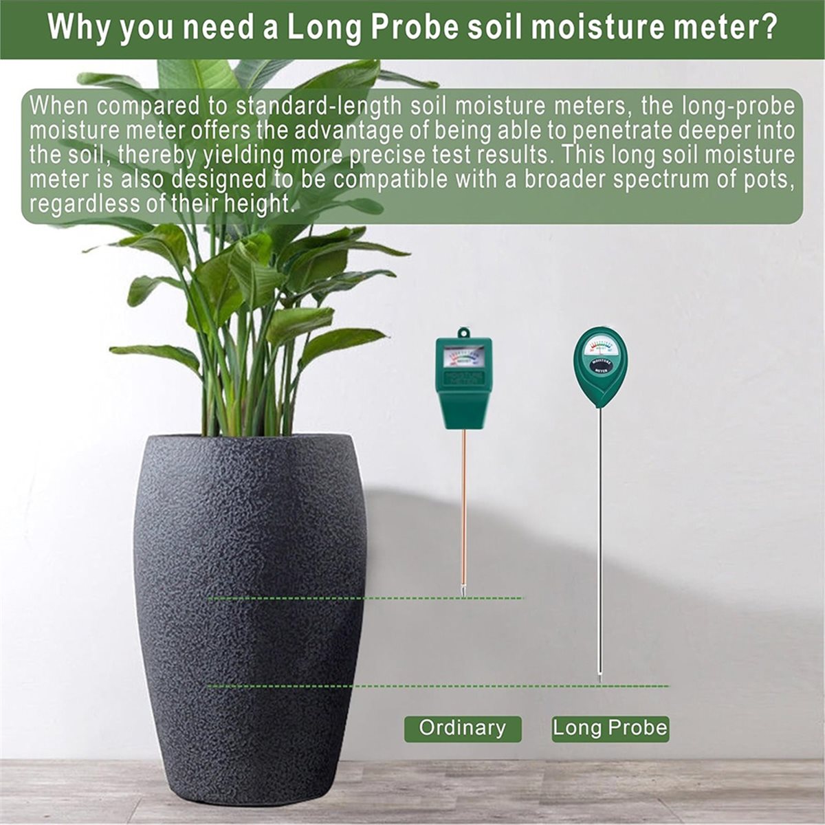 Измеритель влажности почвы LNH – обзор и цена Plant Monitor