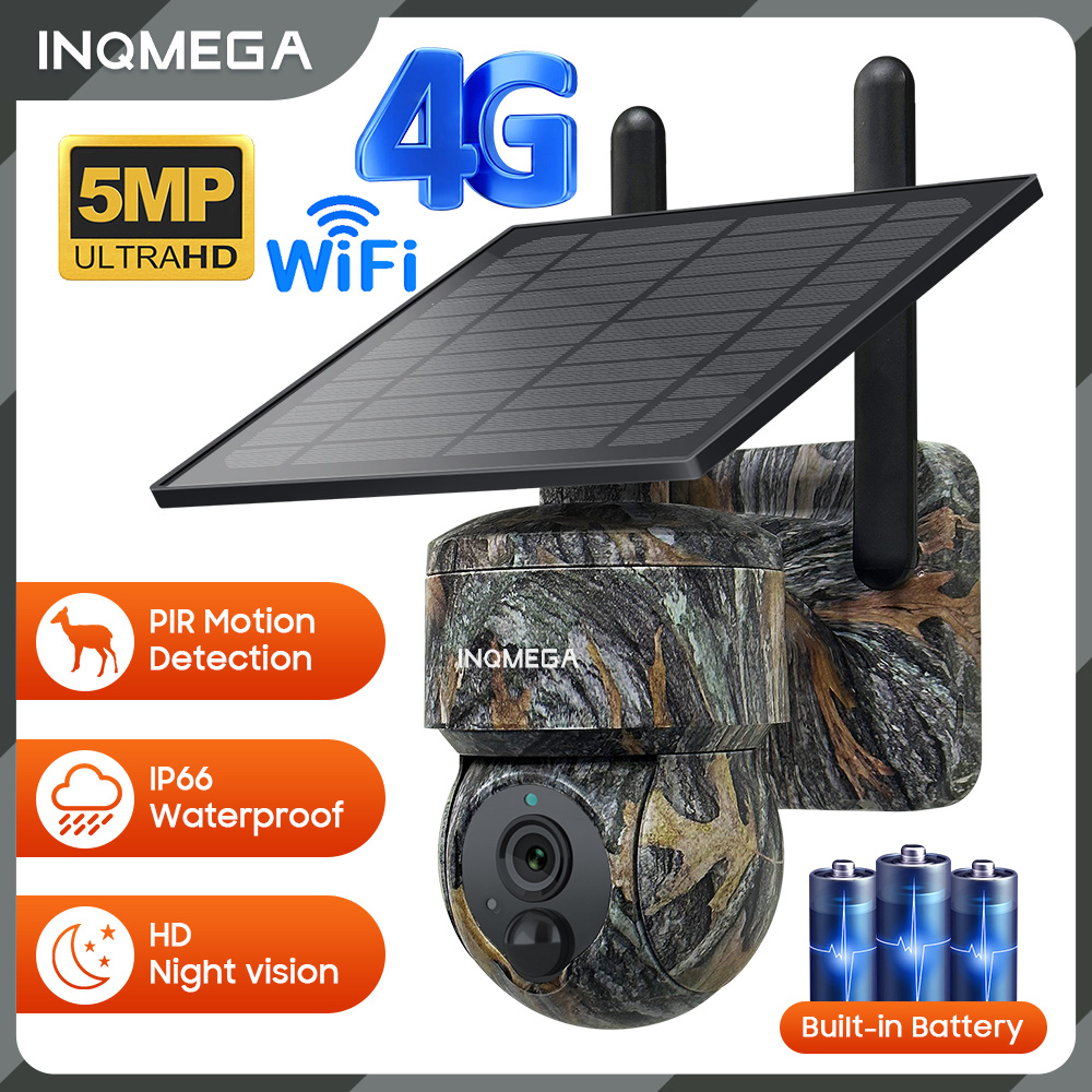 INQMEGA 5MP 4G/WIFI Солнечная  – обзор и цена Garden Camera