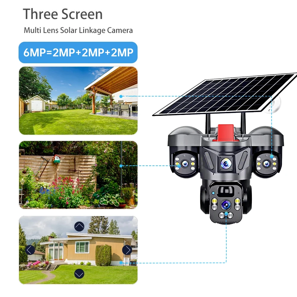 KERUI Открытый PTZ 6MP 4G SIM  – обзор и цена Garden Camera